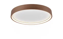 Plafonder < Trio Lighting Doha Plafond LED 45cm kaffebrun