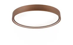 Plafonder < Trio Lighting Doha Plafond LED 45cm kaffebrun