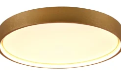 Plafonder-Trio Lighting Doha Plafond LED 45cm matt mässing