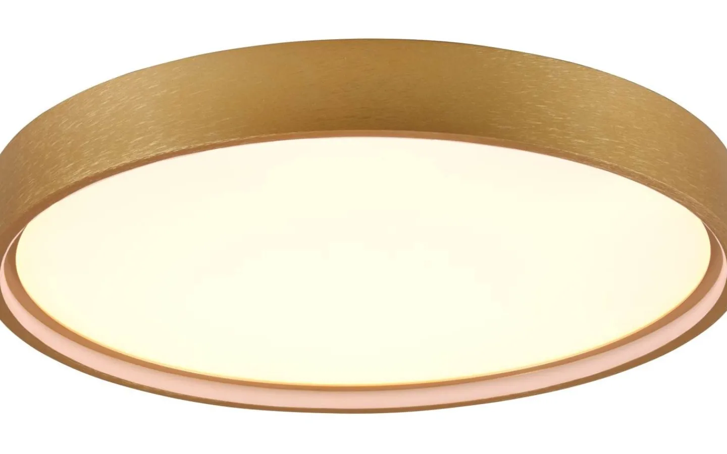 Plafonder-Trio Lighting Doha Plafond LED 45cm matt mässing