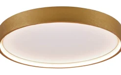 Plafonder-Trio Lighting Doha Plafond LED 45cm matt mässing
