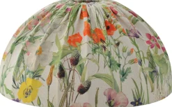Mönstrade Lampskärmar < Hallbergs Dome Wildflower Lampskärm Ø35cm Natur