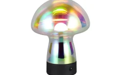 Uppladdningsbara Lampor Inomhus|Bordslampor-Reality Dooley Bordslampa LED transparent, skimrande, uppladdningsbar