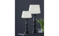 Bordslampor-PR Home Doris Bordslampa 64cm Svart/Vit