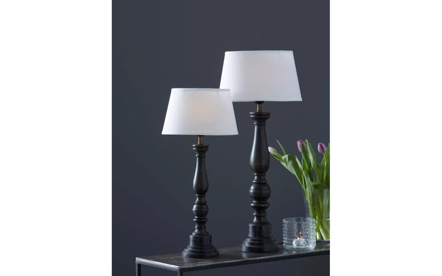 Lampfötter < PR Home Doris Lampfot 53cm Svart