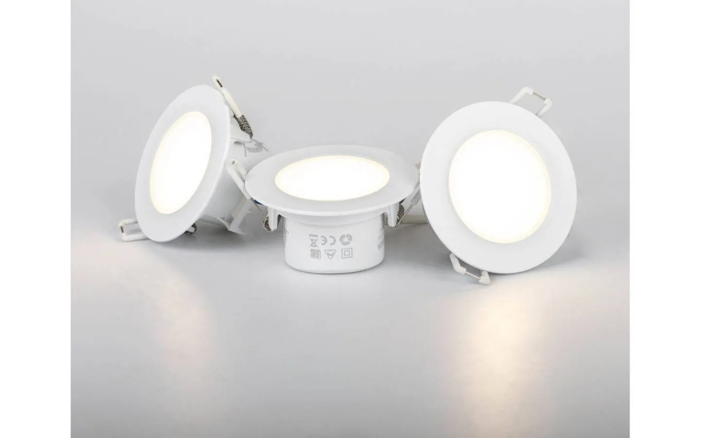 230V Led Spotlights-Llitt Doris 230V Spotlight 3000K 5,5W Vit IP65