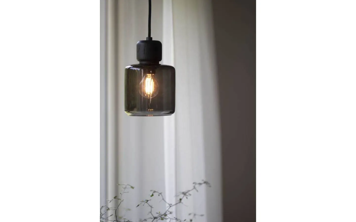Fönsterlampor-Globen Lighting Dot Fönsterlampa 11cm Rök