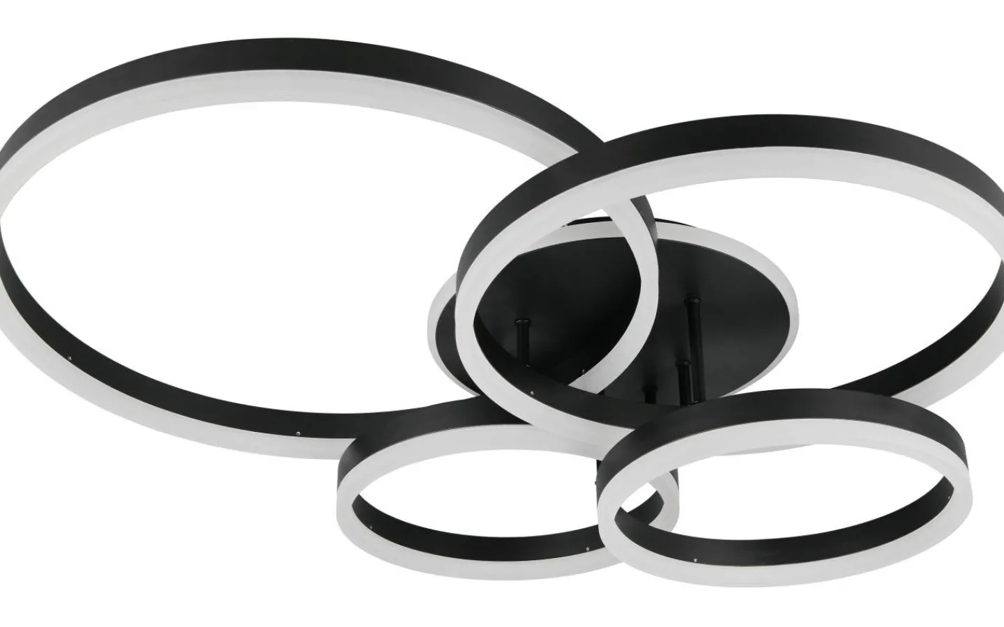 Plafonder < Trio Lighting Drake Plafond LED mattsvart