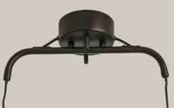Avlånga Taklampor < Aneta Dublin Taklampa 76cm Svart/Matt Mässing