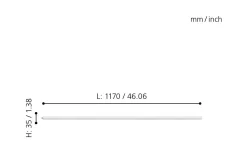 Plafonder < Eglo Dundry Bänkbelysning 117cm LED 4000K 13W Vit