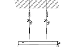 Plafonder-Eglo Dundry Bänkbelysning 87cm LED 4000K 9W Vit
