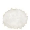 Sovrum-Aneta Dun Taklampa 40cm Vit