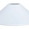 Enfärgade Runda Lampskärmar-PR Home Dynasty Låg Lampskärm Ø35cm Vit