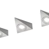 Bänkbelysning < Trio Lighting Ecco LED Bänkbelysning 3-st Matt Nickel
