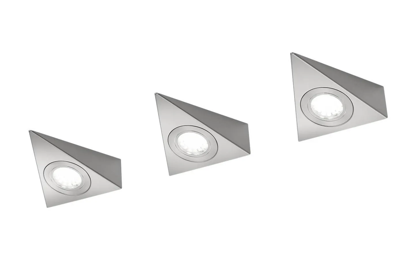 Bänkbelysning < Trio Lighting Ecco LED Bänkbelysning 3-st Matt Nickel