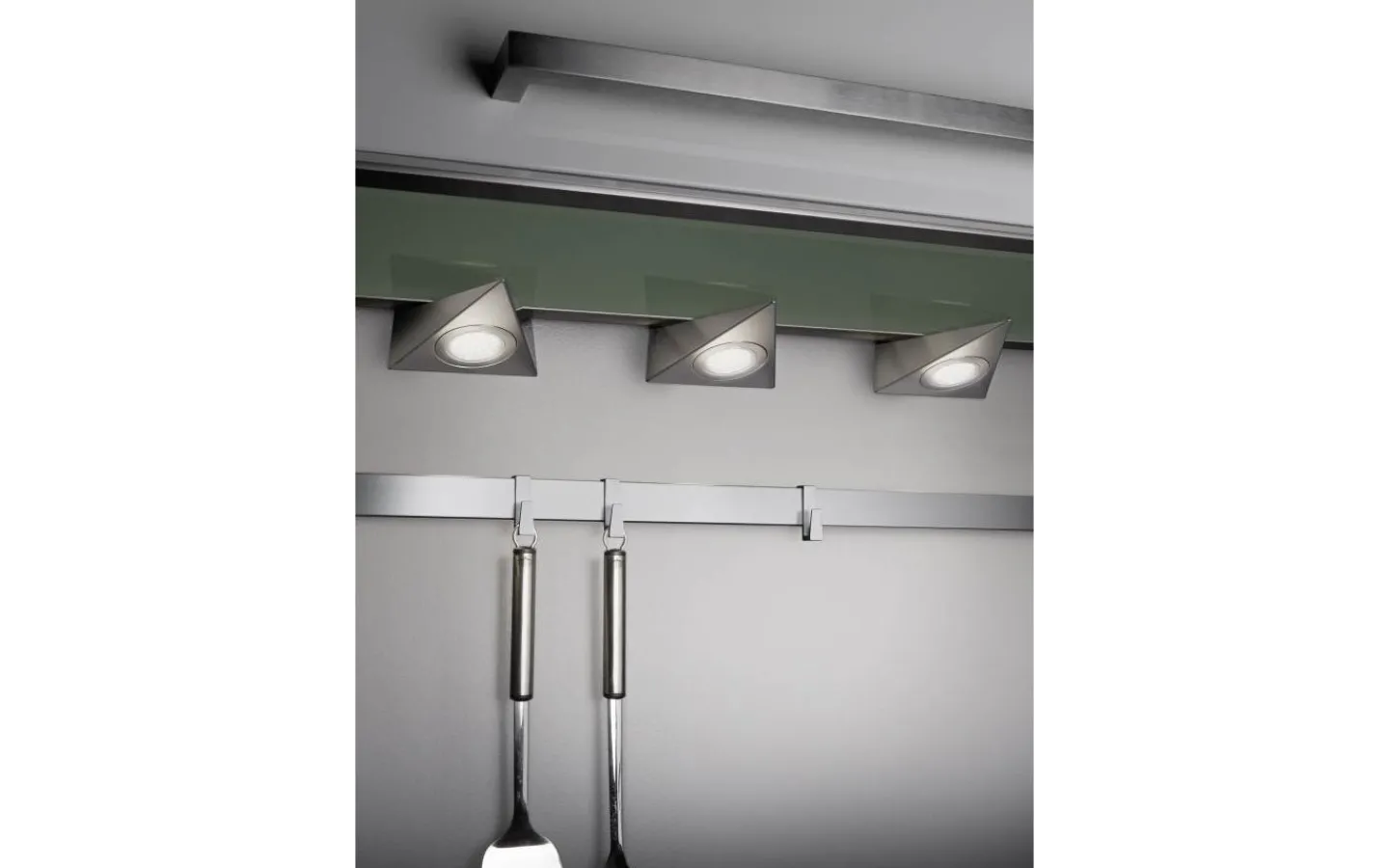 Bänkbelysning < Trio Lighting Ecco LED Bänkbelysning 3-st Matt Nickel