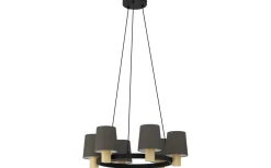 Stora Taklampor Ø70-150 Cm-Eglo Edale Taklampa 70cm Natur