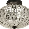 Hall & Trappa|Sovrum-Aneta Edda Kristallplafond 30cm Svart