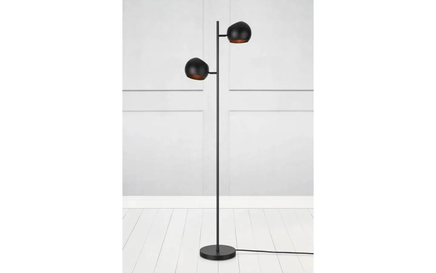 Vardagsrum|Golvlampor-Markslojd Edgar Golvlampa 145cm Svart