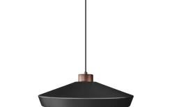 Stora Taklampor Ø50-69 Cm-Herstal Edge Taklampa 50cm Mattsvart/Brons