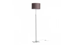 Golvlampor-Rendl Edika Golvlampa 149cm Brun/Matt nickel E27