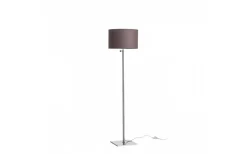 Golvlampor-Rendl Edika Golvlampa 149cm Brun/Matt nickel E27