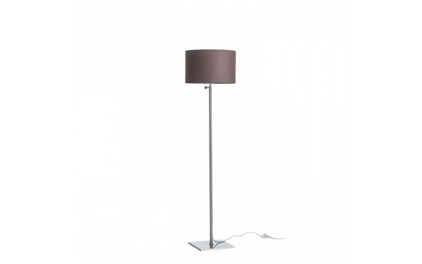 Golvlampor-Rendl Edika Golvlampa 149cm Brun/Matt nickel E27