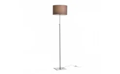 Golvlampor-Rendl Edika Golvlampa 149cm Brun/Matt nickel E27