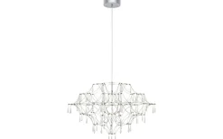 Kristallkronor < Markslojd Efesos Kristallkrona 80cm Stål/Klar