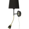 Sovrum|Läslampor-Aneta Eketorp Vägglampa E27+LED 3W 2800K Svart