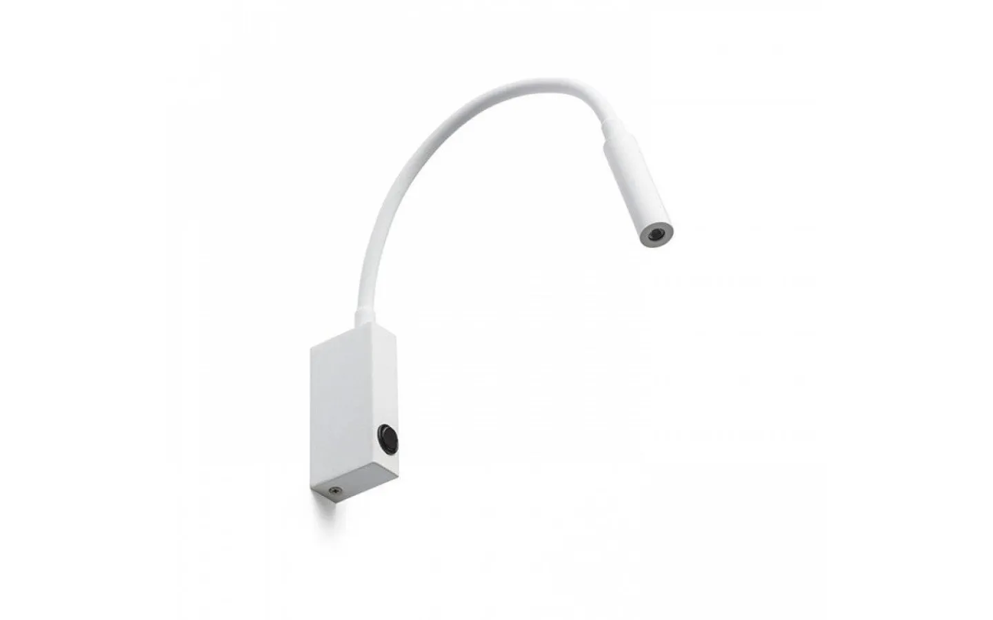 Sovrum|Läslampor-Rendl Eke Vägglampa Vit LED 3W 3000K