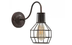 Lampetter-Mauro Ferretti Elegante Vägglampa 30cm Brun
