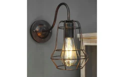 Lampetter < Mauro Ferretti Elegante Vägglampa 27,5cm Brun