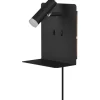 Läslampor-Trio Lighting Element Vägglampa LED mattsvart