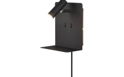 Läslampor-Trio Lighting Element Vägglampa LED mattsvart