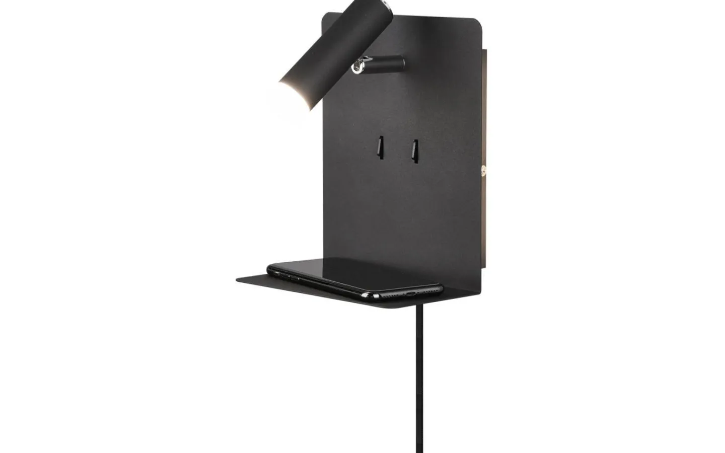 Läslampor-Trio Lighting Element Vägglampa LED mattsvart
