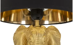 Bordslampor-Mauro Ferretti Elephant Bordslampa Elefant 43cm Guld/Svart