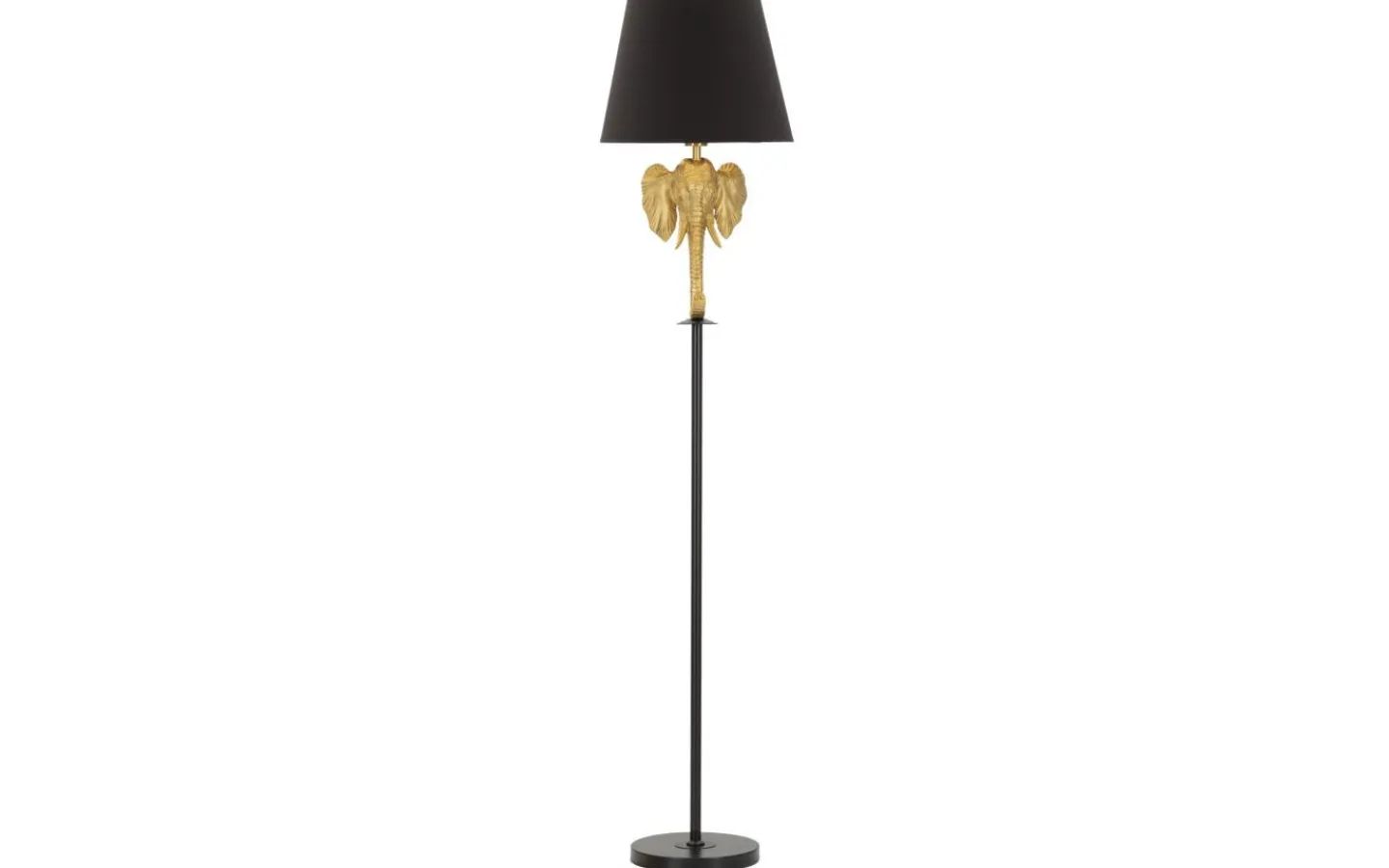 Golvlampor < Mauro Ferretti Elephant Golvlampa Elefant 164cm Guld/Svart