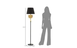 Golvlampor < Mauro Ferretti Elephant Golvlampa Elefant 164cm Guld/Svart