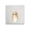 Infälld Murbelysning|Hall & Trappa-Rendl Elica SQ Vägglampa Aluminium