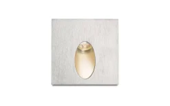 Infälld Murbelysning|Hall & Trappa-Rendl Elica SQ Vägglampa Aluminium