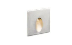 Infälld Murbelysning|Hall & Trappa-Rendl Elica SQ Vägglampa Aluminium