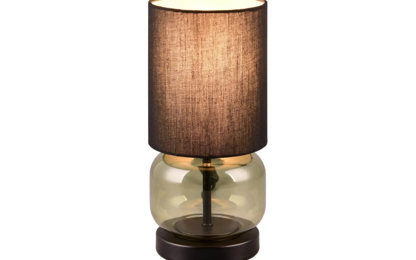 Bordslampor < Trio Lighting Elio Bordslampa E27 matt svart/grön