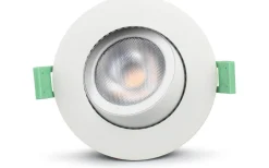 Infällda Spotlights Utomhus|230V Led Spotlights-Llitt Ellen 230V Spotlight Dim to Warm 2200-2700K 6W Vit 3-pack IP65