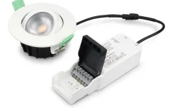 Infällda Spotlights Utomhus|230V Led Spotlights-Llitt Ellen 230V Spotlight Dim to Warm 2200-2700K 6W Vit 3-pack IP65