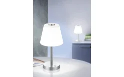 Bordslampor < Trio Lighting Emerald Bordslampa LED borstat stål