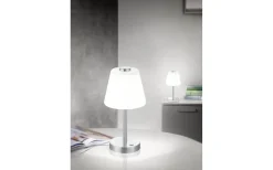 Bordslampor < Trio Lighting Emerald Bordslampa LED borstat stål