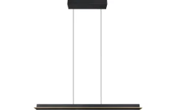 Avlånga Taklampor-Trio Lighting Emerson Takpendel LED matt svart/guld