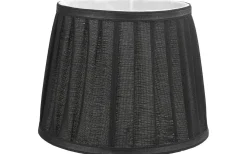 Plisserade Lampskärmar < Oriva Emily Plisserad Lampskärm Ø24cm Svart