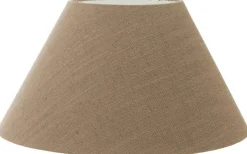 Enfärgade Runda Lampskärmar-PR Home Empire Florenzo Lampskärm Ø42cm Caramel